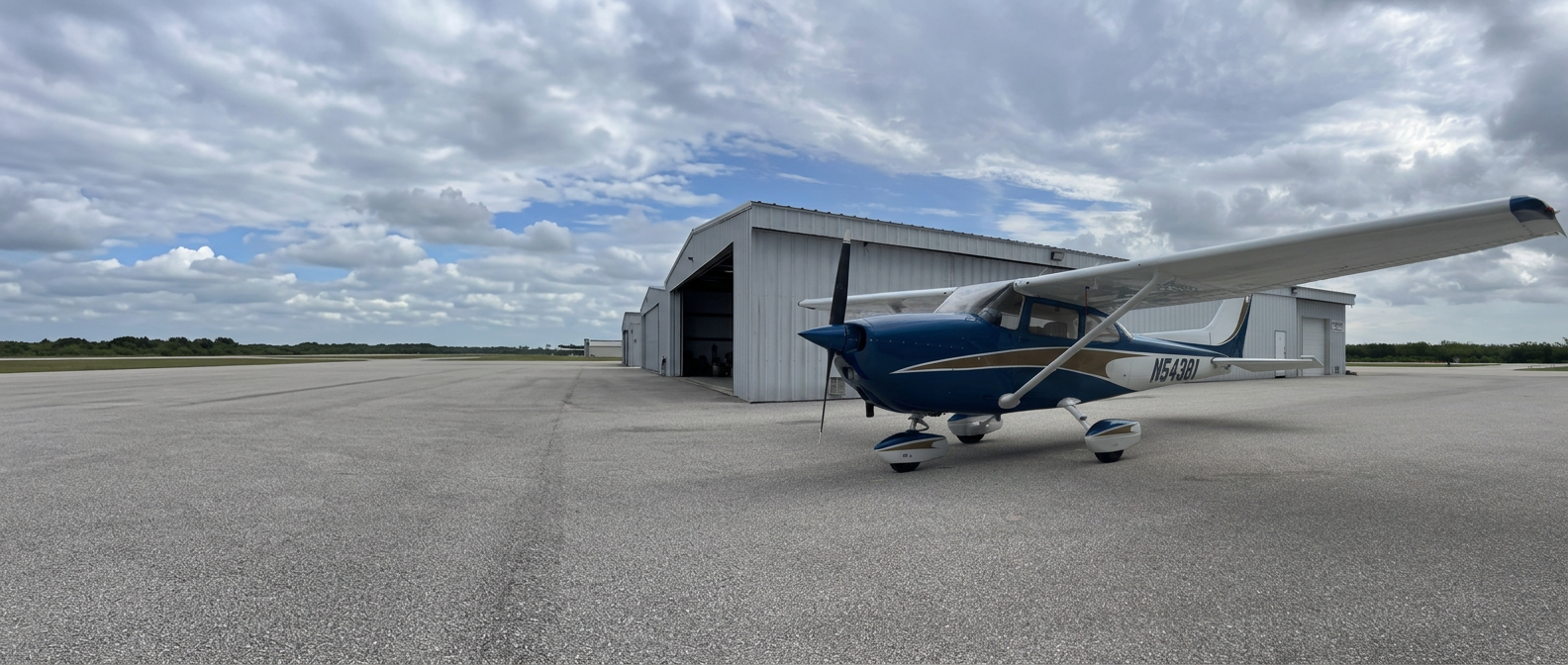 Fogarty Flying Cessna 172P N54381 on the ramp at Marco Island Executive Airport